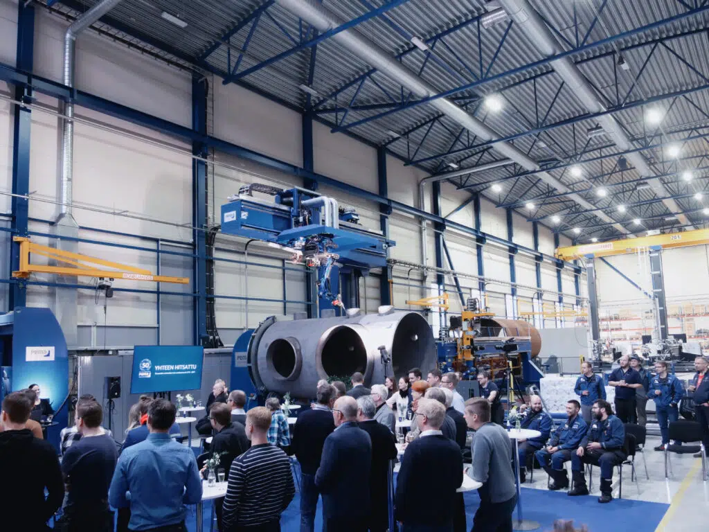 Pemamek Process center event with nozzle station