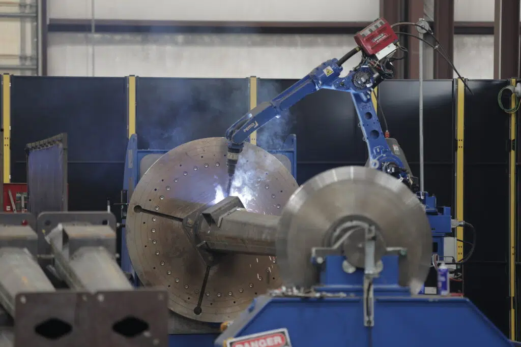 ASC robot welding station from Pemamek