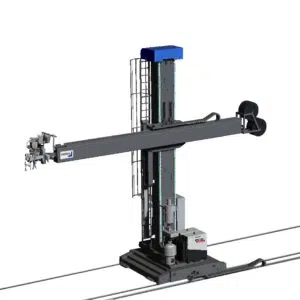 EHD welding Column and boom, welding manipulator from Pemamek