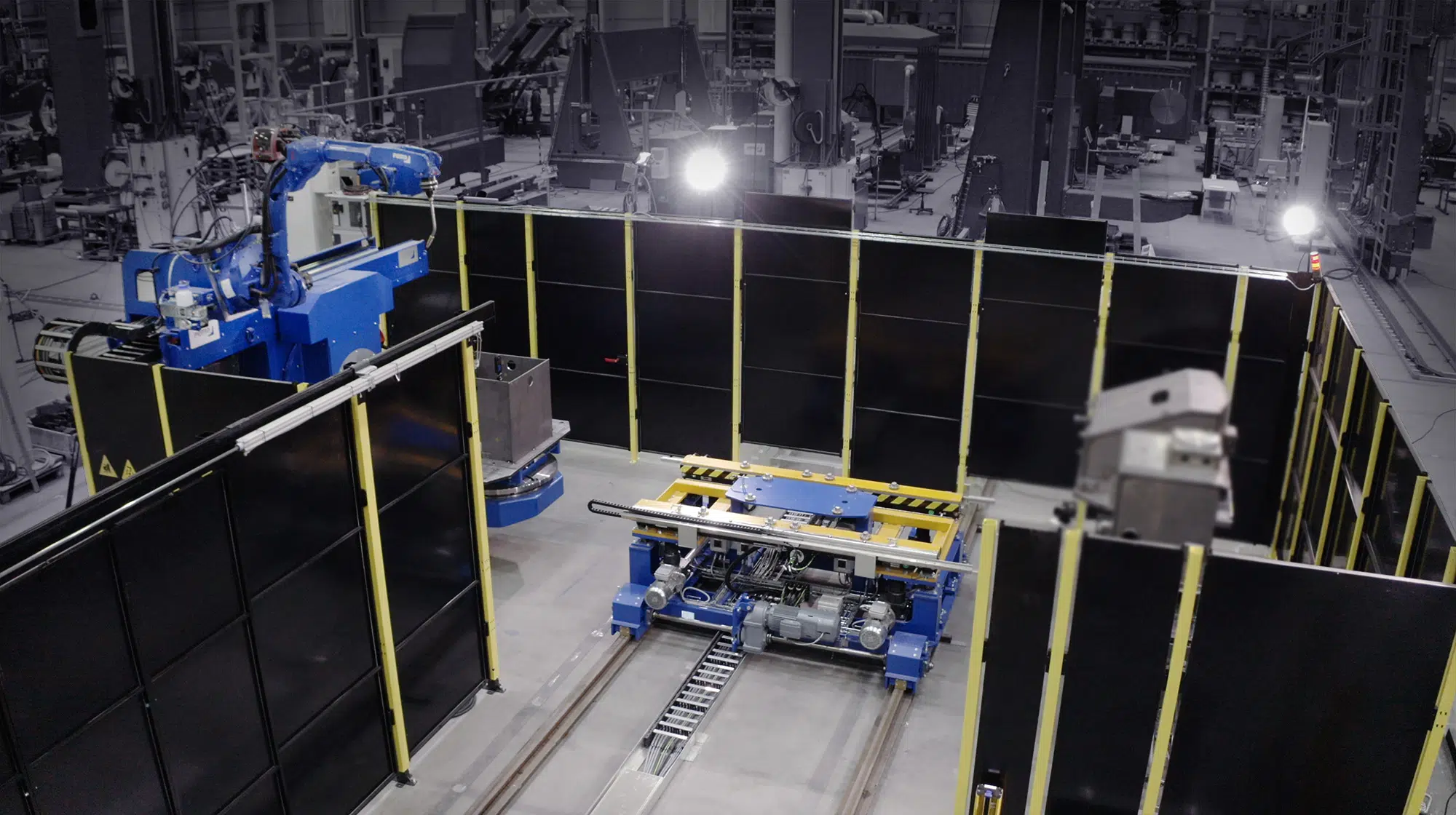 PEMA FMS solution flexible manufacturing from above