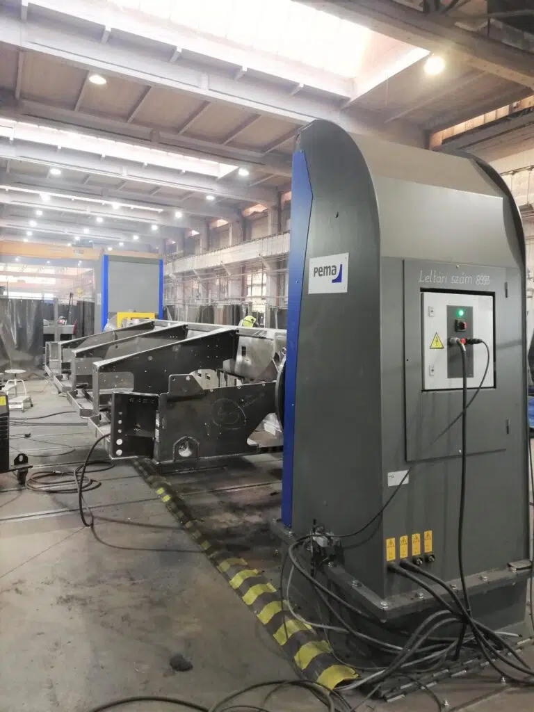 PEMA HPS & TPS welding positioners at customer Fortaco in Hungary