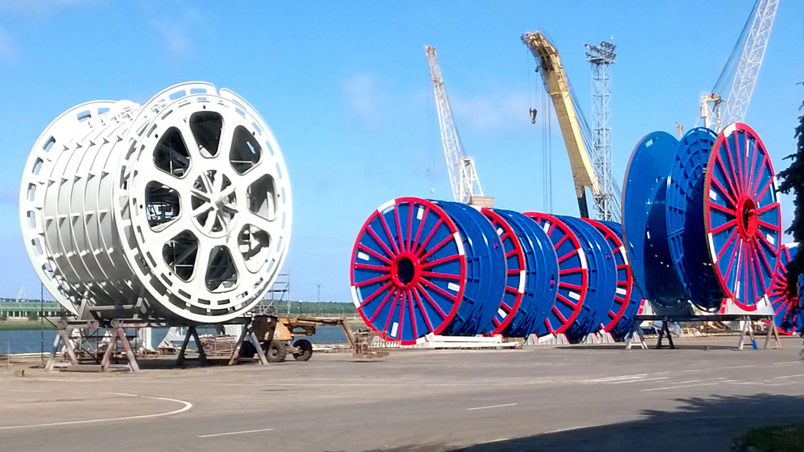 Western Constructions, Klaipeda Lithuania manufacturing reels with PEMA solutions