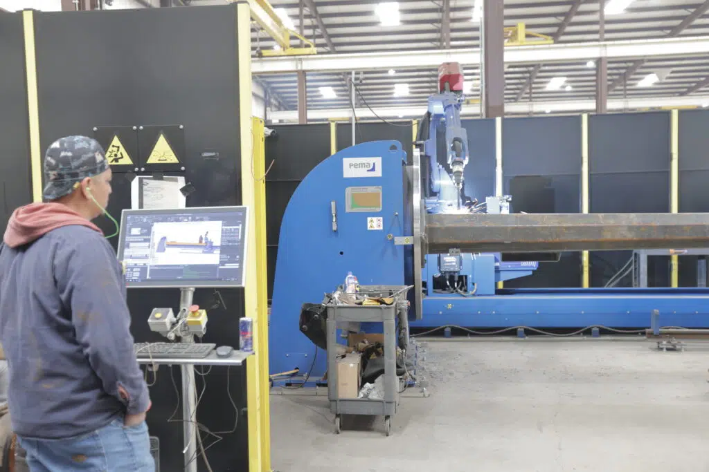 ASC robot welding station with WeldControl 300 offline software
